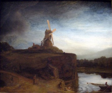 Rembrandt van Rijn œuvres - Le moulin Rembrandt